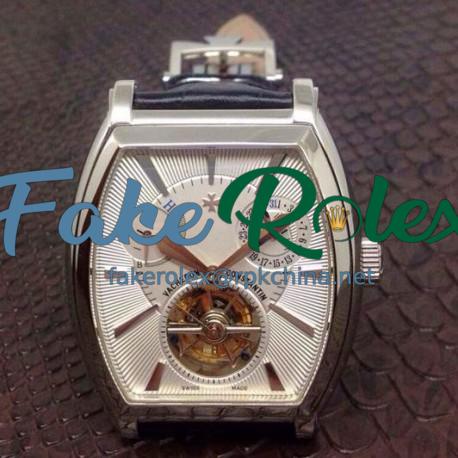 Replica Vacheron Constantin Malte Tourbillon Stainless Steel White Dial Swiss Tourbillon