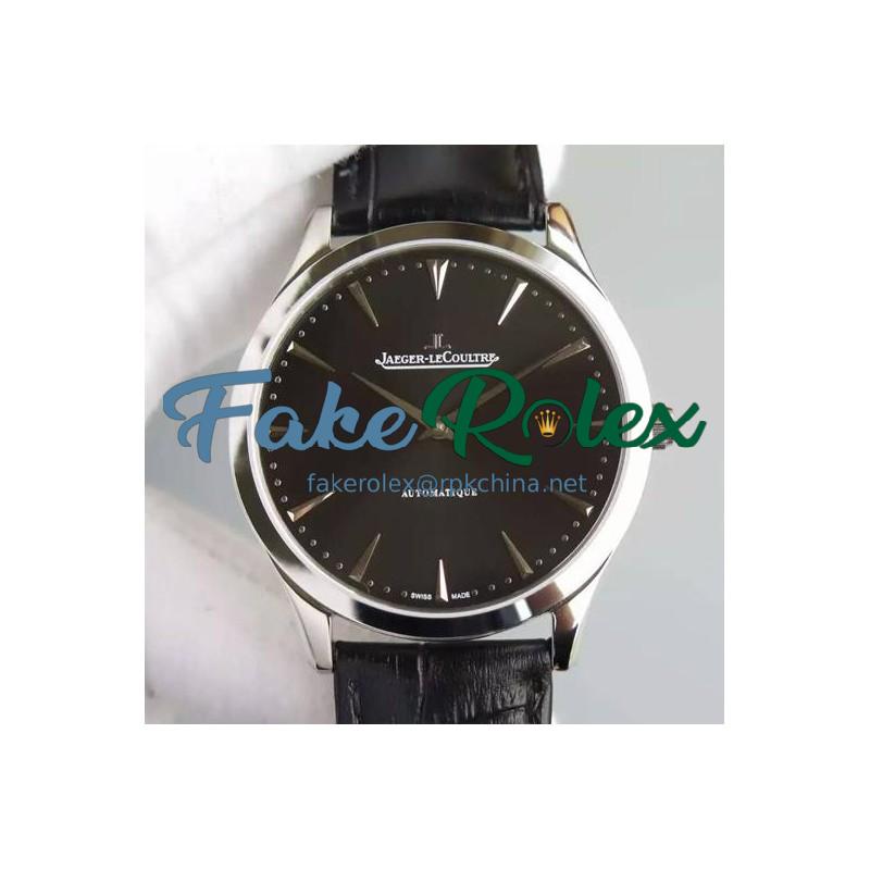 Replica Jaeger-LeCoultre Master Ultra Thin Stainless Steel Black Dial Swiss JLC 898C