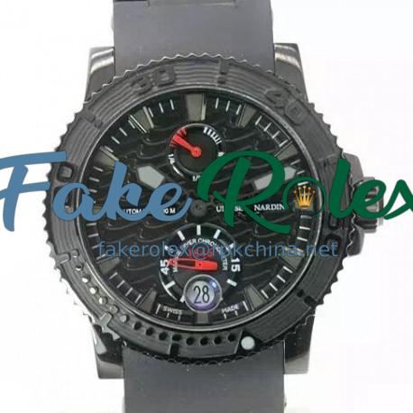 Replica Ulysse Nardin Maxi Marine Diver PVD Black Dial Swiss 2824