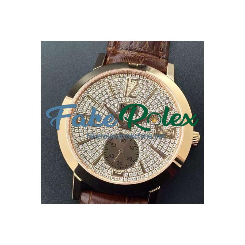 Replica Piaget Dancer Rose Gold Diamonds Dial Swiss 2824