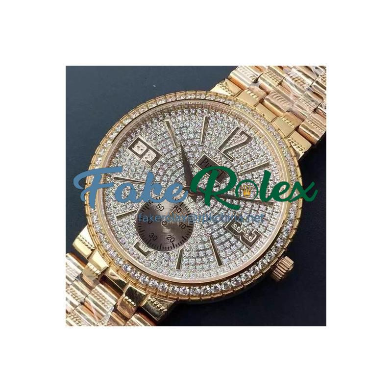 Replica Piaget Dancer Rose Gold & Diamonds Rose Gold Bracelet Diamonds Dial Swiss 2824