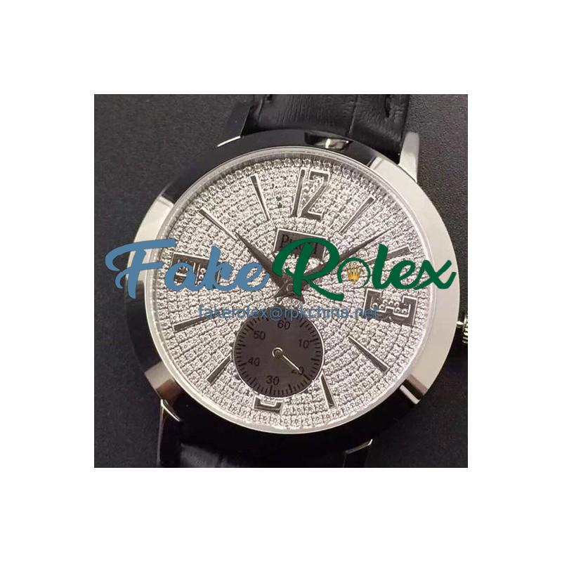 Replica Piaget Dancer Stainless Steel Diamonds Dial Swiss 2824