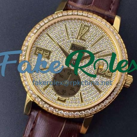 Replica Piaget Dancer Yellow Gold Diamonds Dial Swiss 2824