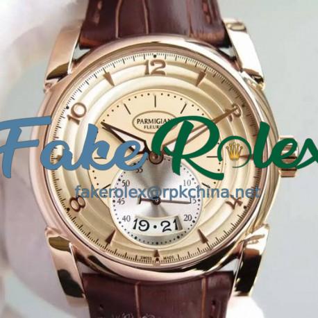 Replica Parmigiani Fleurier Kalpa Tonda Rose Gold Gold Dial Swiss 331