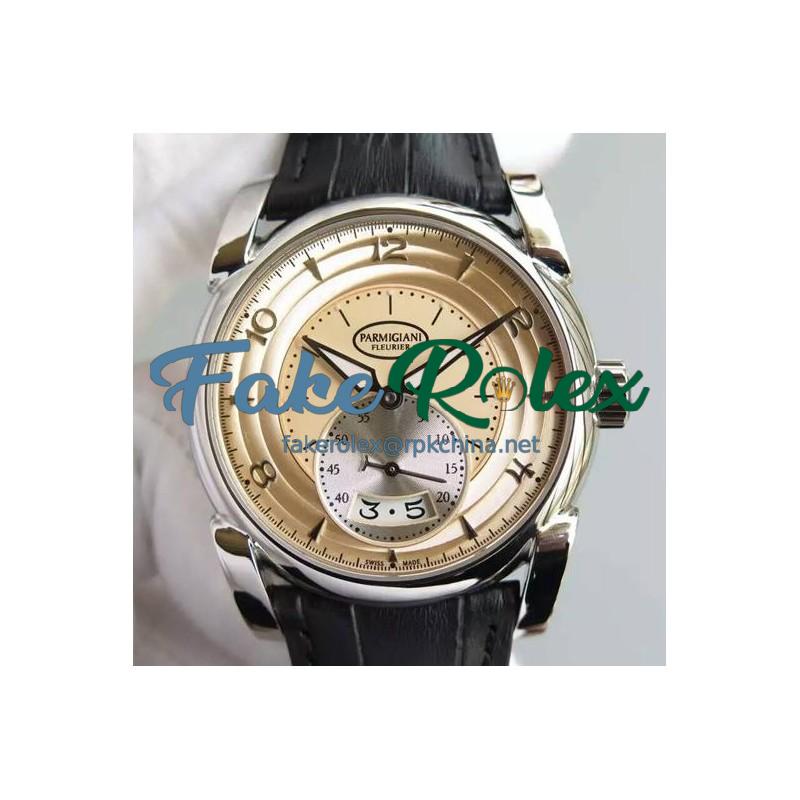 Replica Parmigiani Fleurier Kalpa Tonda Stainless Steel Gold Dial Swiss 331