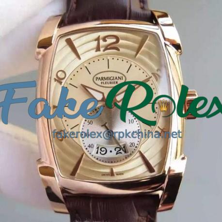 Replica Parmigiani Fleurier Kalpa Grande Rose Gold Gold Dial Swiss 331