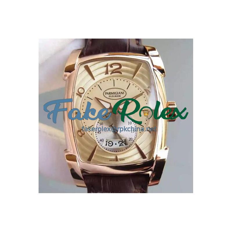 Replica Parmigiani Fleurier Kalpa Grande Rose Gold Gold Dial Swiss 331