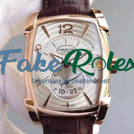 Replica Parmigiani Fleurier Kalpa Grande Rose Gold White Dial Swiss 331