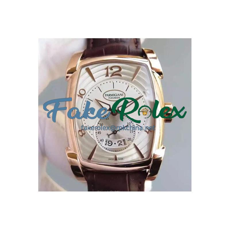 Replica Parmigiani Fleurier Kalpa Grande Rose Gold White Dial Swiss 331