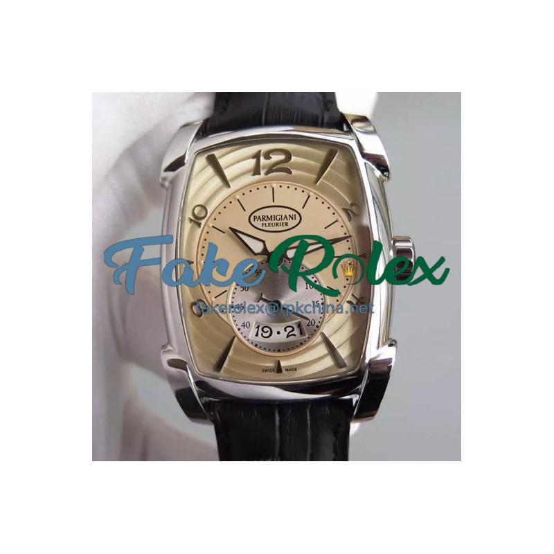 Replica Parmigiani Fleurier Kalpa Grande Stainless Steel Gold Dial Swiss 331