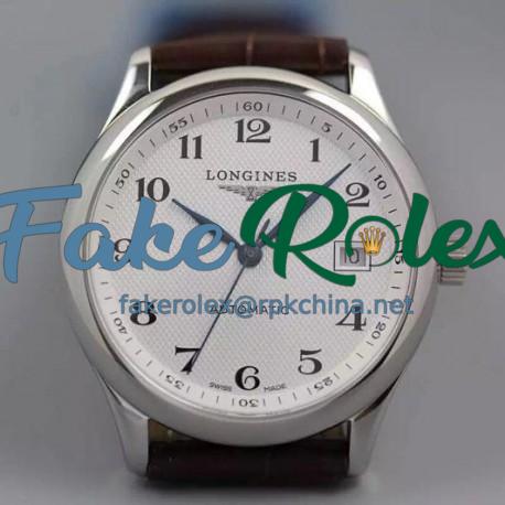 Replica Longines Master Collection Stainless Steel White Dial Swiss 2824-2