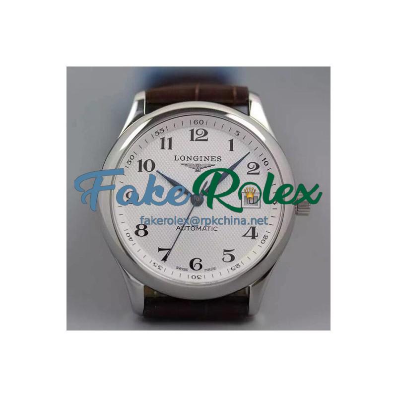 Replica Longines Master Collection Stainless Steel White Dial Swiss 2824-2