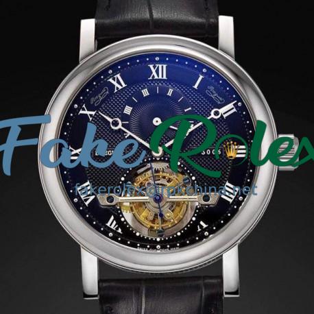 Replica Breguet Jubilee Tourbillon 5 Days Reserve Stainless Steel Black Dial Swiss Tourbillon