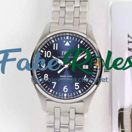 Replica IWC Pilot Mark XVIII Le Petit Prince IW327004 Stainless Steel Blue Dial Swiss 2892