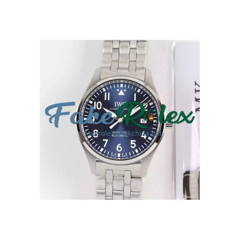 Replica IWC Pilot Mark XVIII Le Petit Prince IW327004 Stainless Steel Blue Dial Swiss 2892