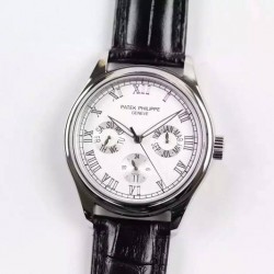 Replica Patek Philippe Annual Calendar 5035G Stainless Steel White Dial Swiss PP 315SQA