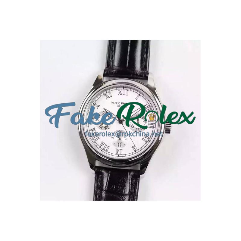 Replica Patek Philippe Annual Calendar 5035G Stainless Steel White Dial Swiss PP 315SQA