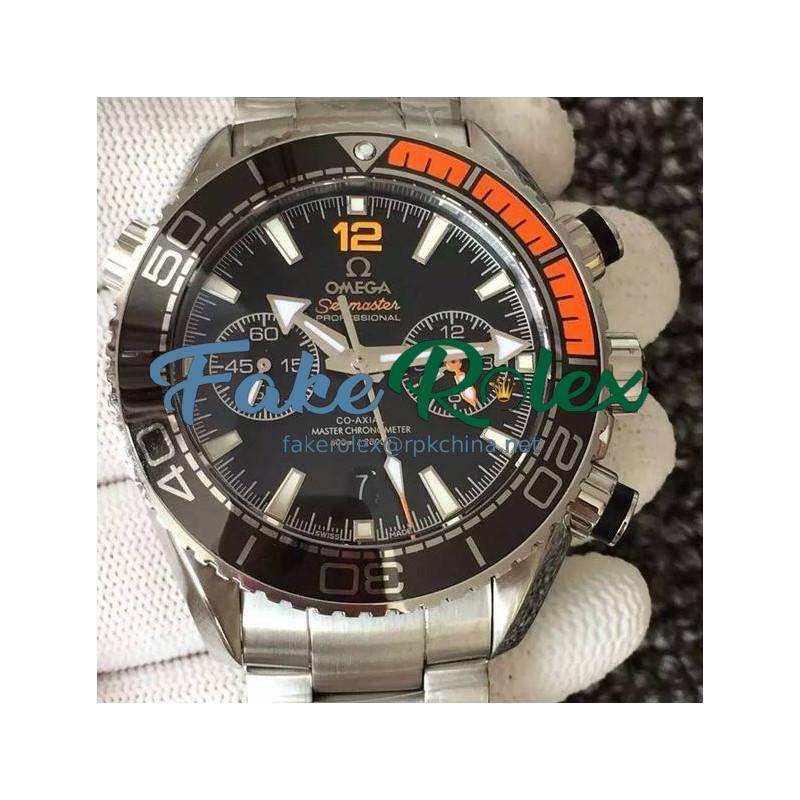 Replica Omega Seamaster Planet Ocean 600M Stainless Steel Black Dial Swiss 9900