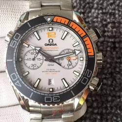 Replica Omega Seamaster Planet Ocean 600M Stainless Steel White Dial Swiss 9900