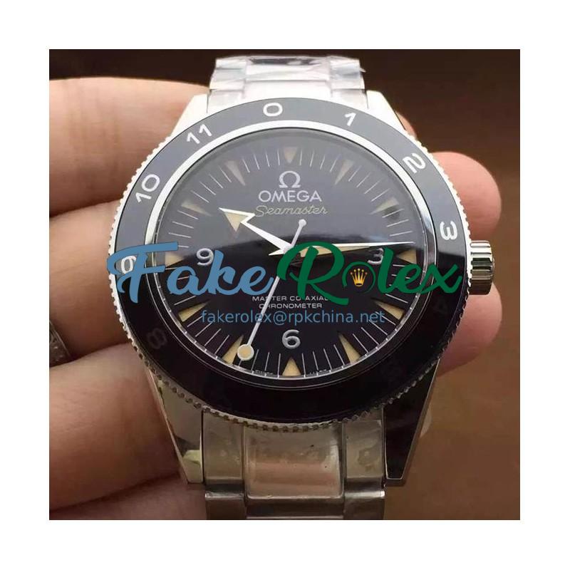 Replica Omega Seamaster 300 Spectre Limited Edition Stainless Steel Black Dial Swiss 8400