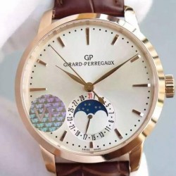 Replica Girard Perregaux 1966 Rose Gold White Dial Swiss GP 033MO