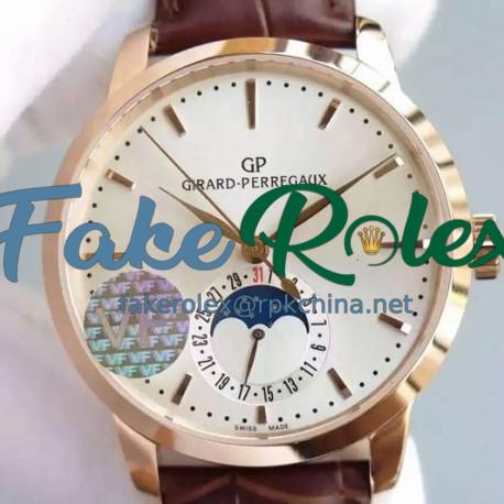 Replica Girard Perregaux 1966 Rose Gold White Dial Swiss GP 033MO