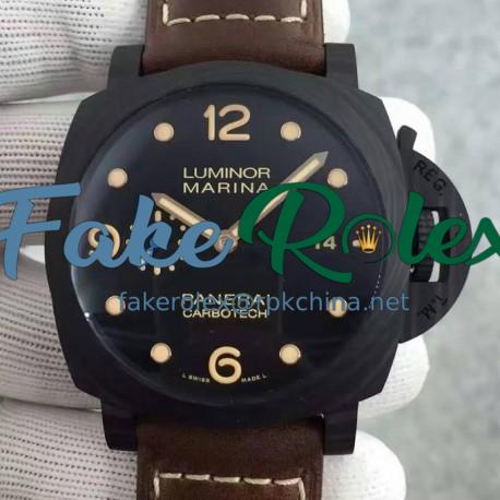 Replica Panerai Luminor Marina 1950 PAM 661 Carbotech Black Dial Swiss P9010