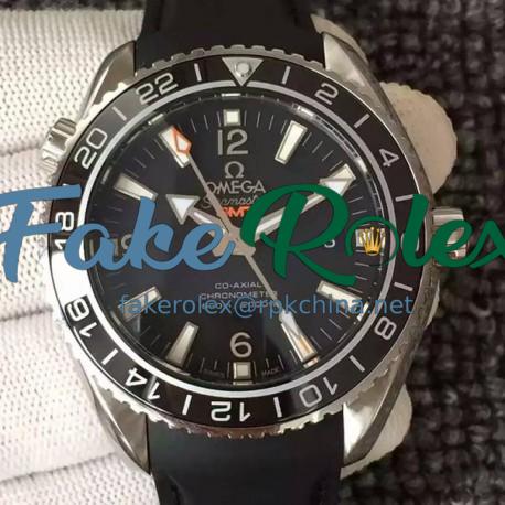 Replica Omega Seamaster Planet Ocean GMT Good Planet Foundation Stainless Steel Black Dial Swiss 8906