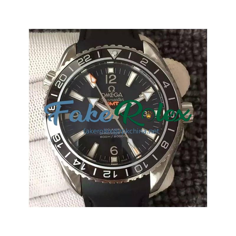 Replica Omega Seamaster Planet Ocean GMT Good Planet Foundation Stainless Steel Black Dial Swiss 8906