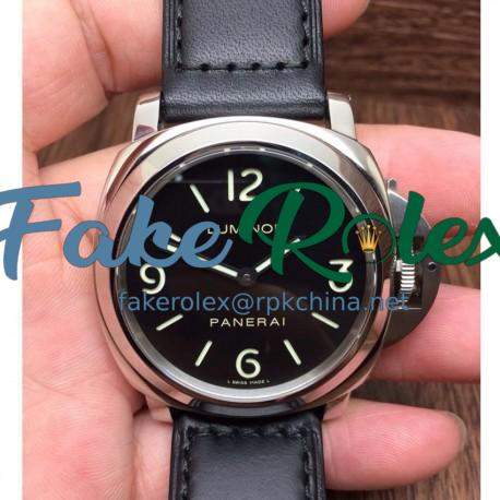 Replica Panerai Luminor Base PAM 112 Stainless Steel Black Dial Swiss OP XI