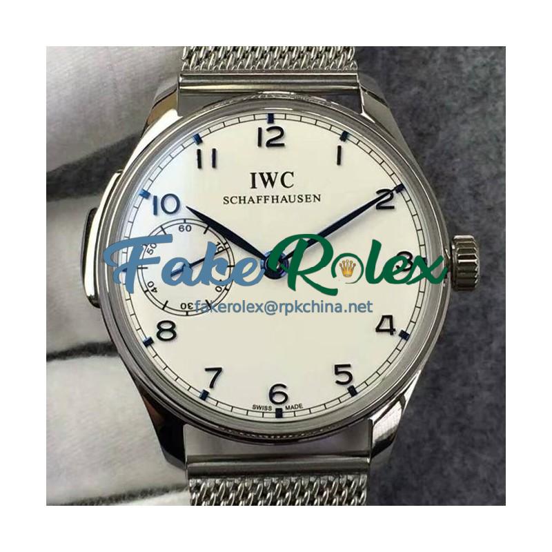 Replica IWC Portuguese Minute Repeater IW5242 Stainless Steel White Dial Swiss 95290