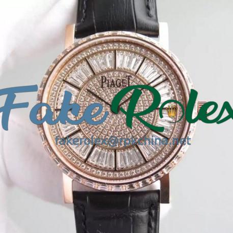 Replica Piaget Altiplano Rose Gold Diamonds Dial Swiss 1208P