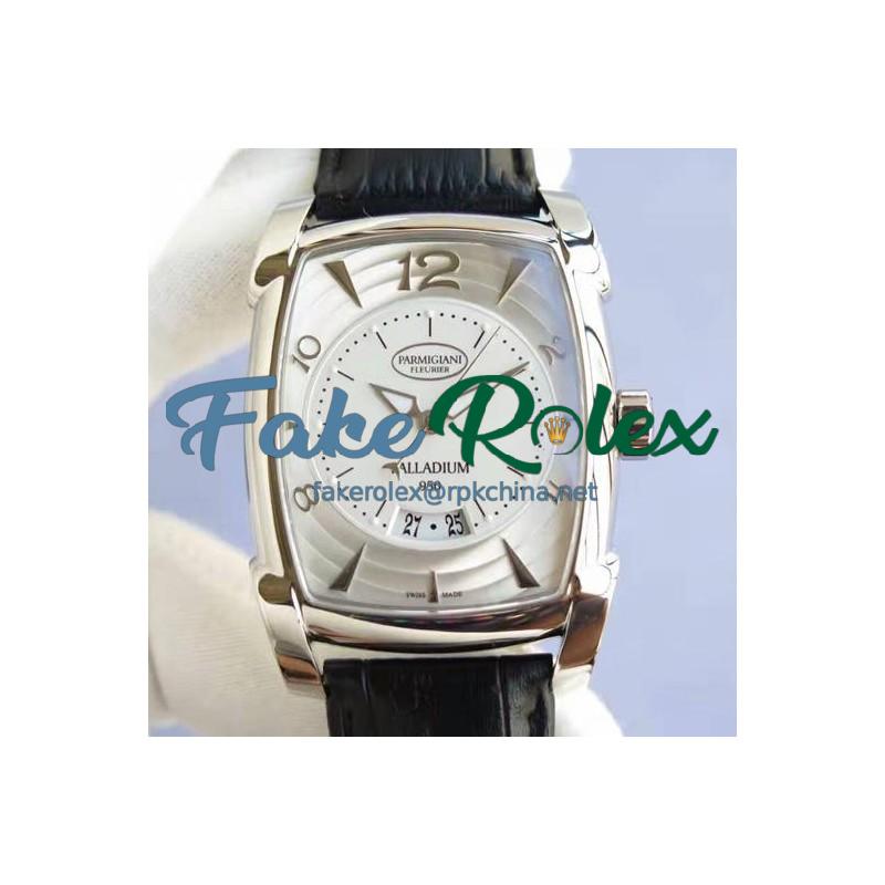 Replica Parmigiani Fleurier Kalpa Grande Palladium PF011128.01 V6 Stainless Steel White Dial Swiss PF331