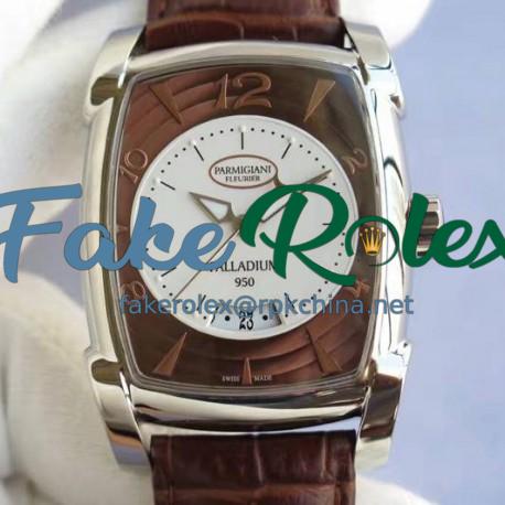 Replica Parmigiani Fleurier Kalpa Grande Palladium PF011128.01 V6 Stainless Steel Brown Dial Swiss PF331