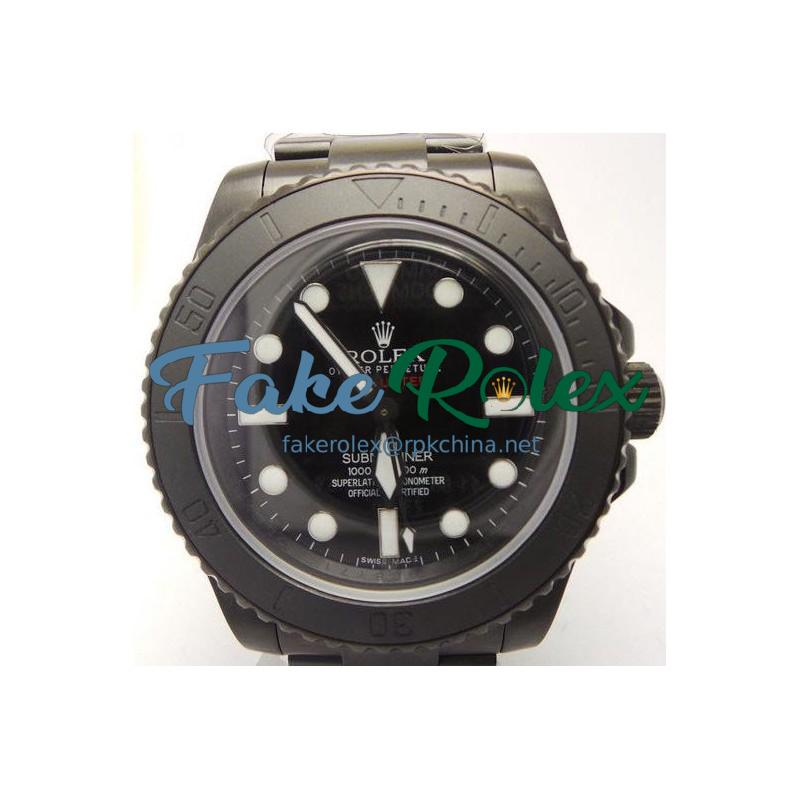 Replica Rolex Submariner 114060 Pro Hunter JF PVD Black Dial Swiss 2836-2