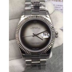 Replica Rolex Datejust 41 Lapis Lazuli HK Stainless Steel Gray Dial Swiss 3255