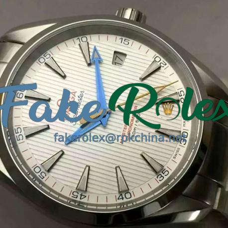 Replica Omega Aqua Terra 150M 41MM Stainless Steel White Dial Swiss Movement 8500