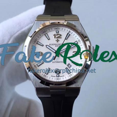 Replica Vacheron Constantin Overseas 47040 Stainless Steel White Dial Swiss 2824-2