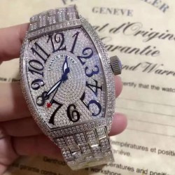 Replica Franck Muller Cintre Curvex Color Dreams FM 5850 SC D CD SUNSET OG Stainless Steel&Diamonds Diamonds Dial Swiss 2824-2