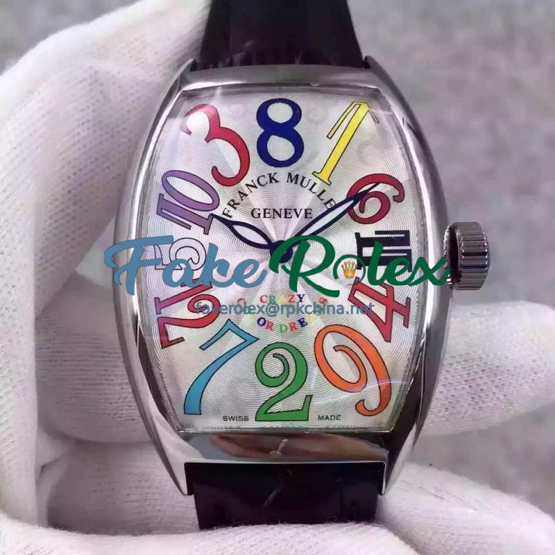 Replica Franck Muller Crazy Color Dreams FM 8880 CH COL DRM Stainless Steel White Dial Swiss 2824-2