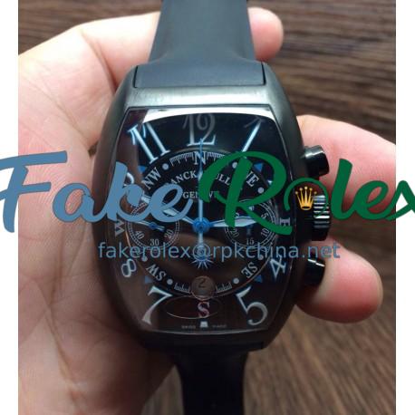 Replica Franck Muller Casablanca PVD Black Dial Swiss 7753