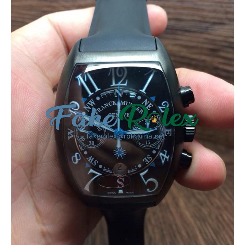 Replica Franck Muller Casablanca PVD Black Dial Swiss 7753