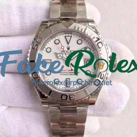 Replica Rolex Yacht-Master 40 116622 JF Stainless Steel White Dial Swiss 2836-2