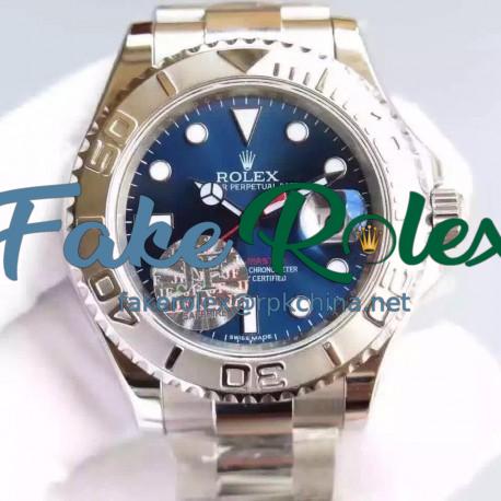 Replica Rolex Yacht-Master 40 116622 JF Stainless Steel Blue Dial Swiss 3135