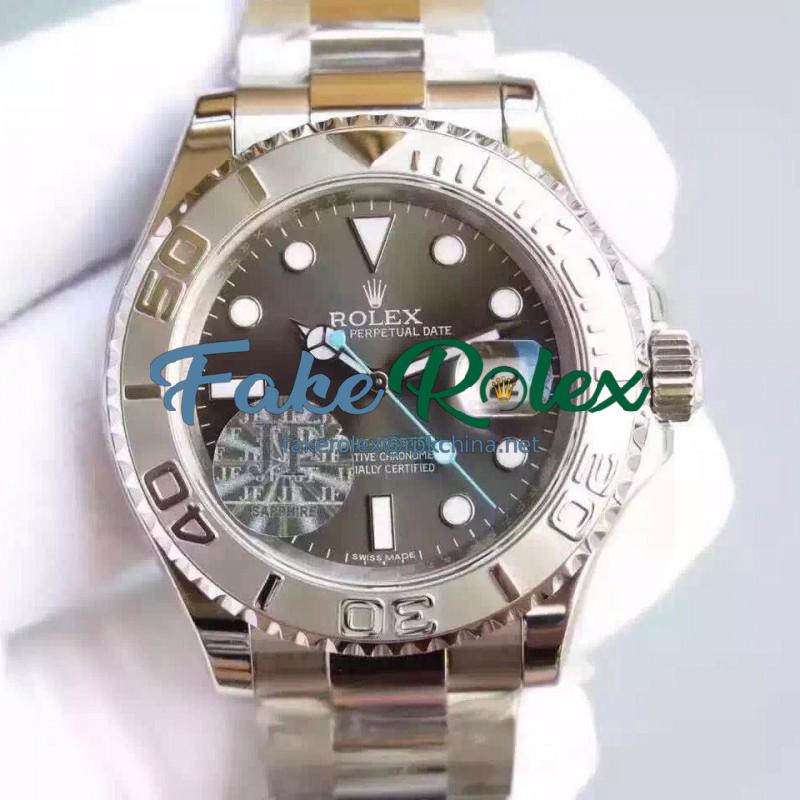 Replica Rolex Yacht-Master 40 116622 JF Stainless Steel Anthracite Dial Swiss 2836-2