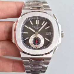 Replica Patek Philippe Nautilus Chronograph 5980 JF Stainless Steel Black Dial Swiss CH28-520C