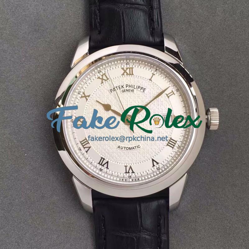 Replica Patek Philippe Calatrava 5296 Stainless Steel White Dial Swiss 324SC