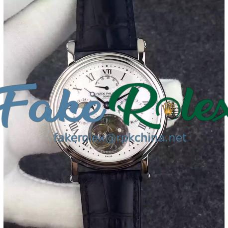 Replica Patek Philippe Grand Complication Tourbillon Stainless Steel White Dial Swiss Tourbillon