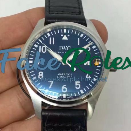 Replica IWC Pilot Mark XVIII Le Petit Prince IW327004 2017 MK Stainless Steel Blue Dial Swiss 2892