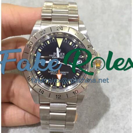 Replica Rolex Explorer II 1655 Steve McQueen LF Stainless Steel Black Dial Swiss 2836-2